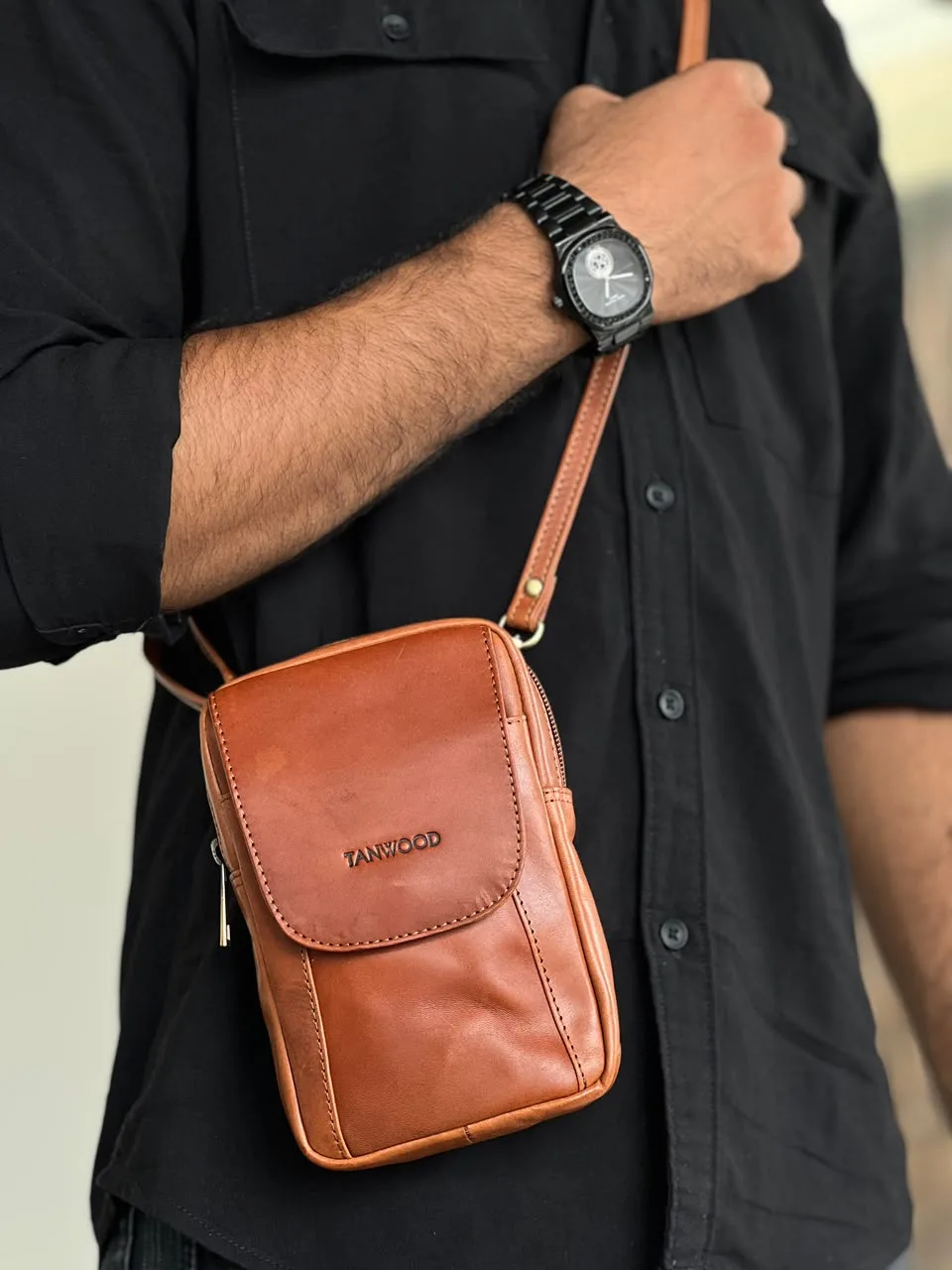 WhatsApp Image 2026-08-31 at 2.44.46 PM TANWOOD LEATHER Pocket Sling - Bag - Image 1