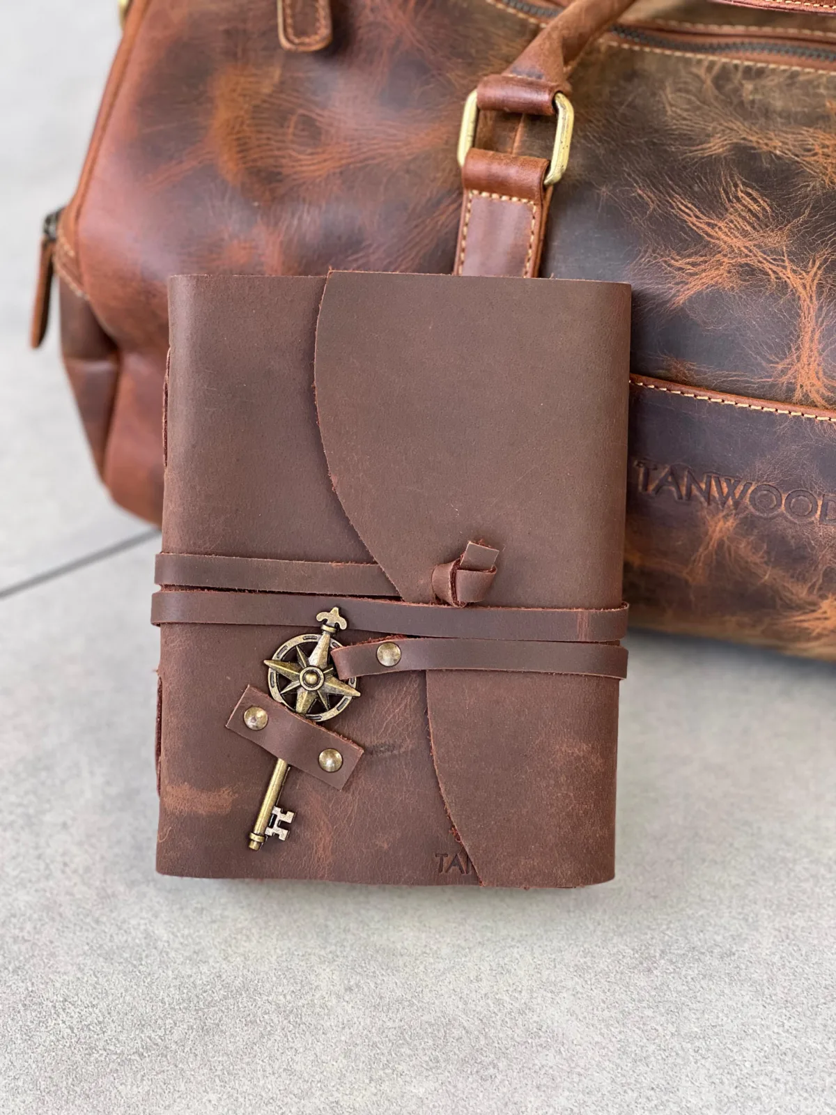 WhatsApp Image 2026-09-01 at 2.44.43 PM Tanwood LEATHER Rainbow Vintage Key - Journal