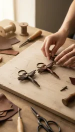 TANWOOD Leather artisan wing keychain - Image 3