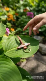TANWOOD Leather artisan wing keychain - Image 6