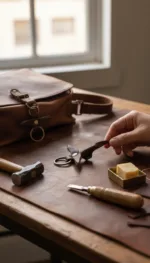 TANWOOD Leather artisan wing keychain - Image 5