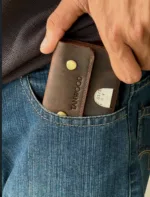 TANWOOD LEATHER Raw Button -Wallet - Image 4