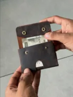 TANWOOD LEATHER Raw Button -Wallet - Image 5