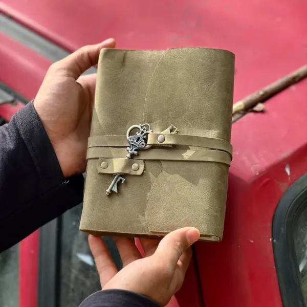 TANWOOD LEATHER Key Journal - Green