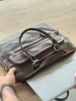 TANWOOD LEATHER 14inch metro - Laptop Bag - Image 4