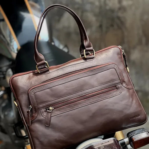 TANWOOD LEATHER 14inch metro - Laptop Bag
