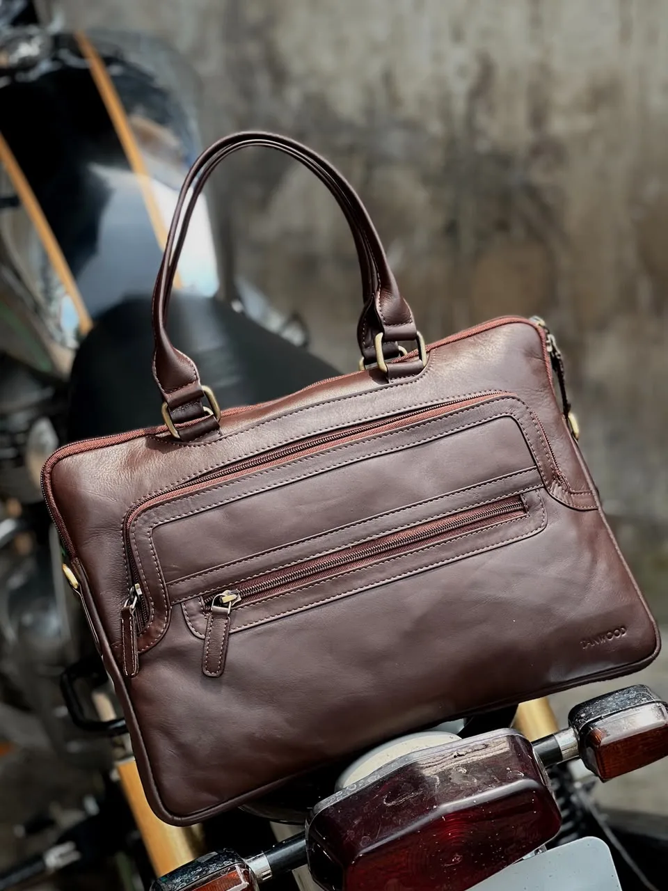WhatsApp Image 2026-10-03 at 12.21.47 PM TANWOOD LEATHER 14inch metro - Laptop Bag - Image 1