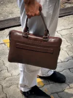 TANWOOD LEATHER 14inch metro - Laptop Bag - Image 3