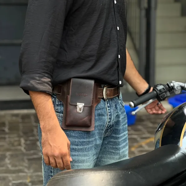 TANWOOD LEATHER Rider belt - Pouch