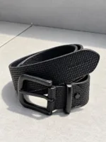 TANWOOD LEATHER Solid brick black - BELT - Image 4