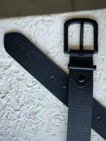 TANWOOD LEATHER Solid brick black - BELT