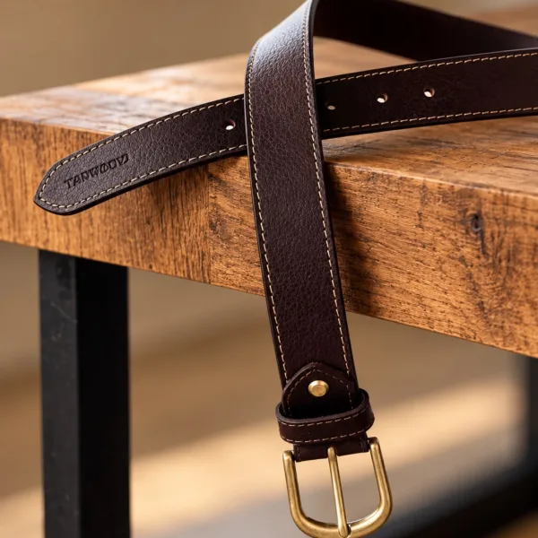 TANWOOD LEATHER Royal Brown - Belt