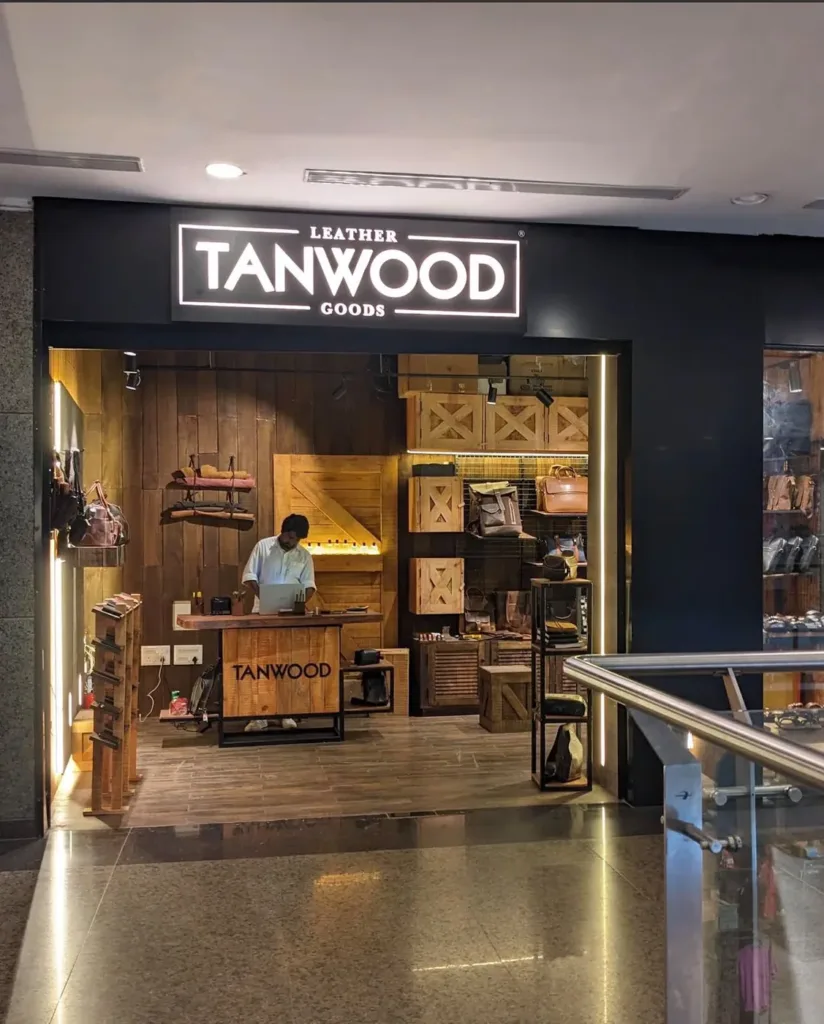 Tanwood Leather store at Hilite Mall, Kozhikode - front